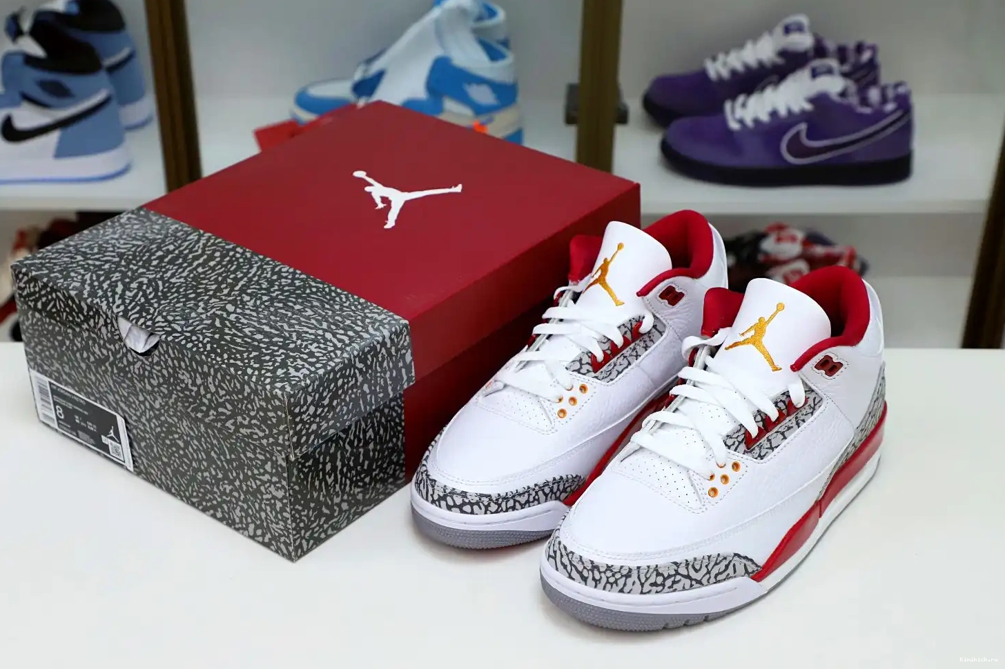 Jordan Retro 3 Red(CT8532-126） Kimikick Cardinal  Air 0526